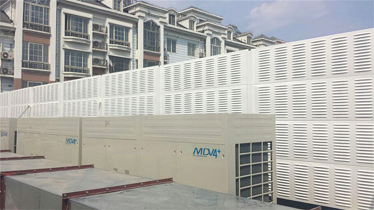 商場(chǎng)空調外機噪音處理