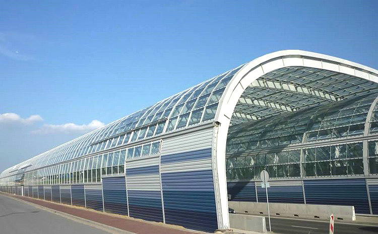 城鐵輕軌火車(chē)道噪音板