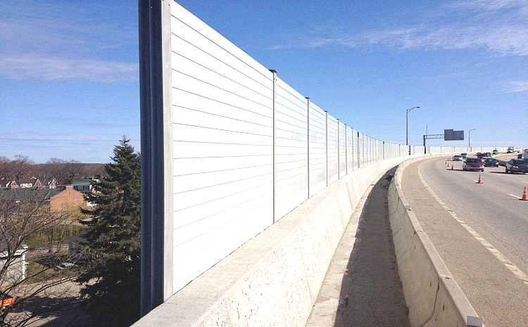 橋梁2m高輕型吸、隔聲板